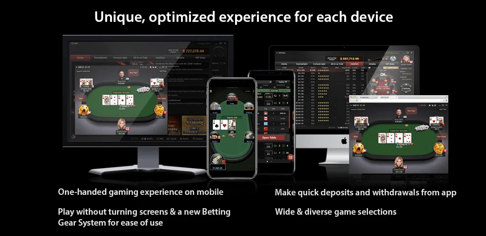 Luxury Poker Interface